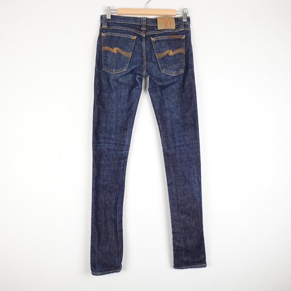 Nudie Tight Long John Denim Stretch Jeans Women's 27x34 (29x34 Actual)